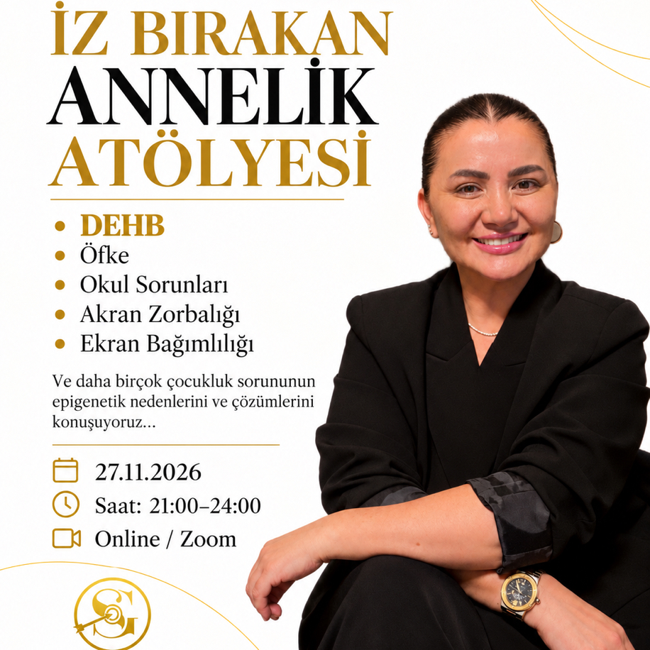 İz Bırakan Annelik Atölyesi afişi, 27 Kasım 2026, 21:00-24:00, online